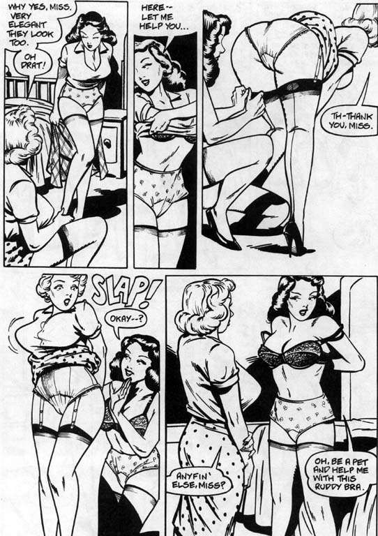 Vintage riesige Brust lesbischen Sex-Comic
 #69674725
