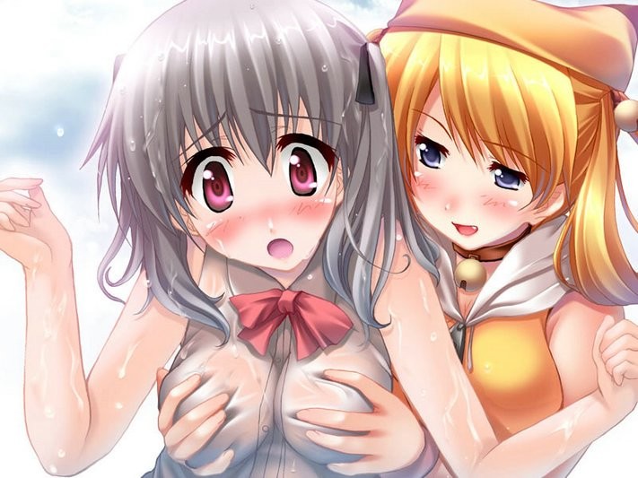 巨大な乳房を持つキュートな女の子たち
 #69668520