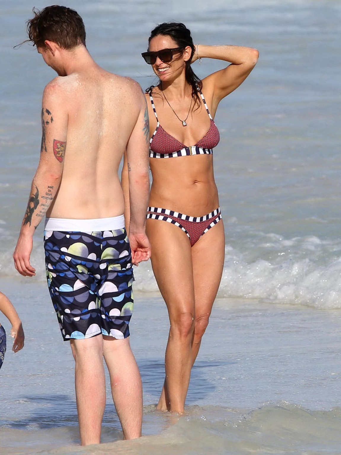 Demi Moore showing off her bikini body on a beach in Mexico #75208605