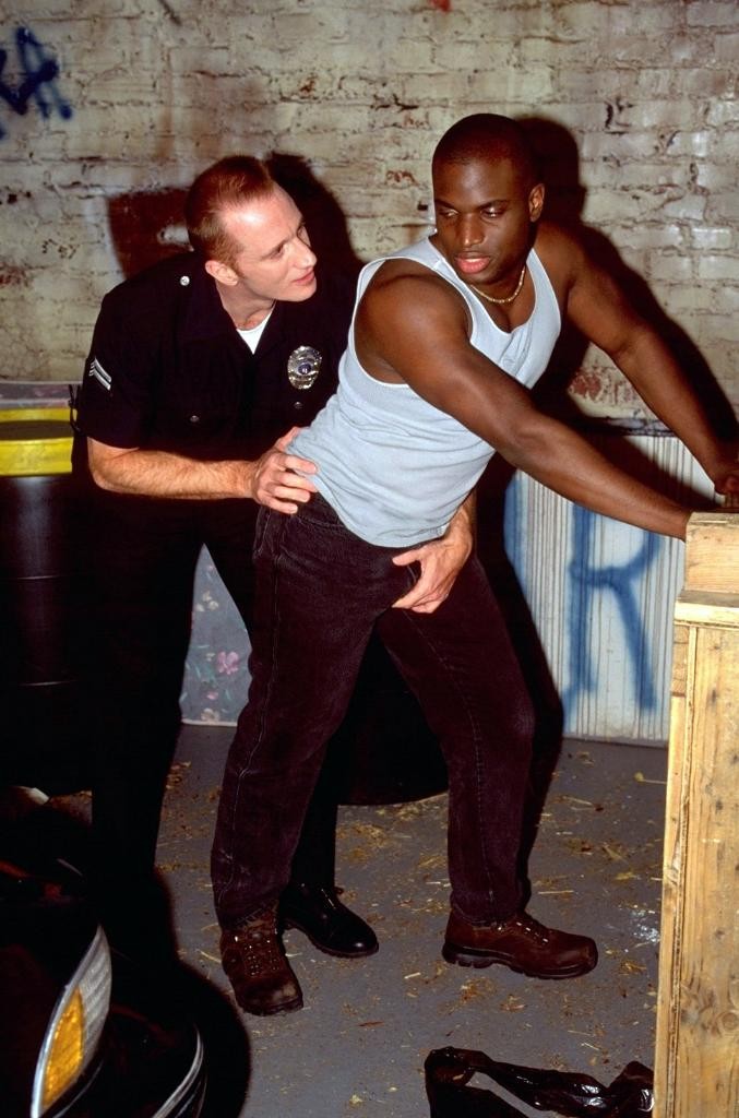 Horny gay cops loving an interracial hard cock sucking sex #76987243