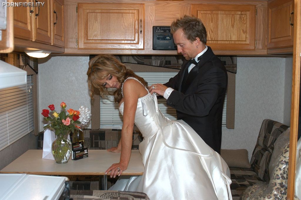 Shayla LaVeaux in her trailer park wedding night #73520334