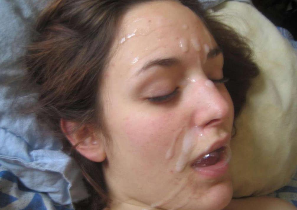 Real amateur girlfriends taking facials #75784871