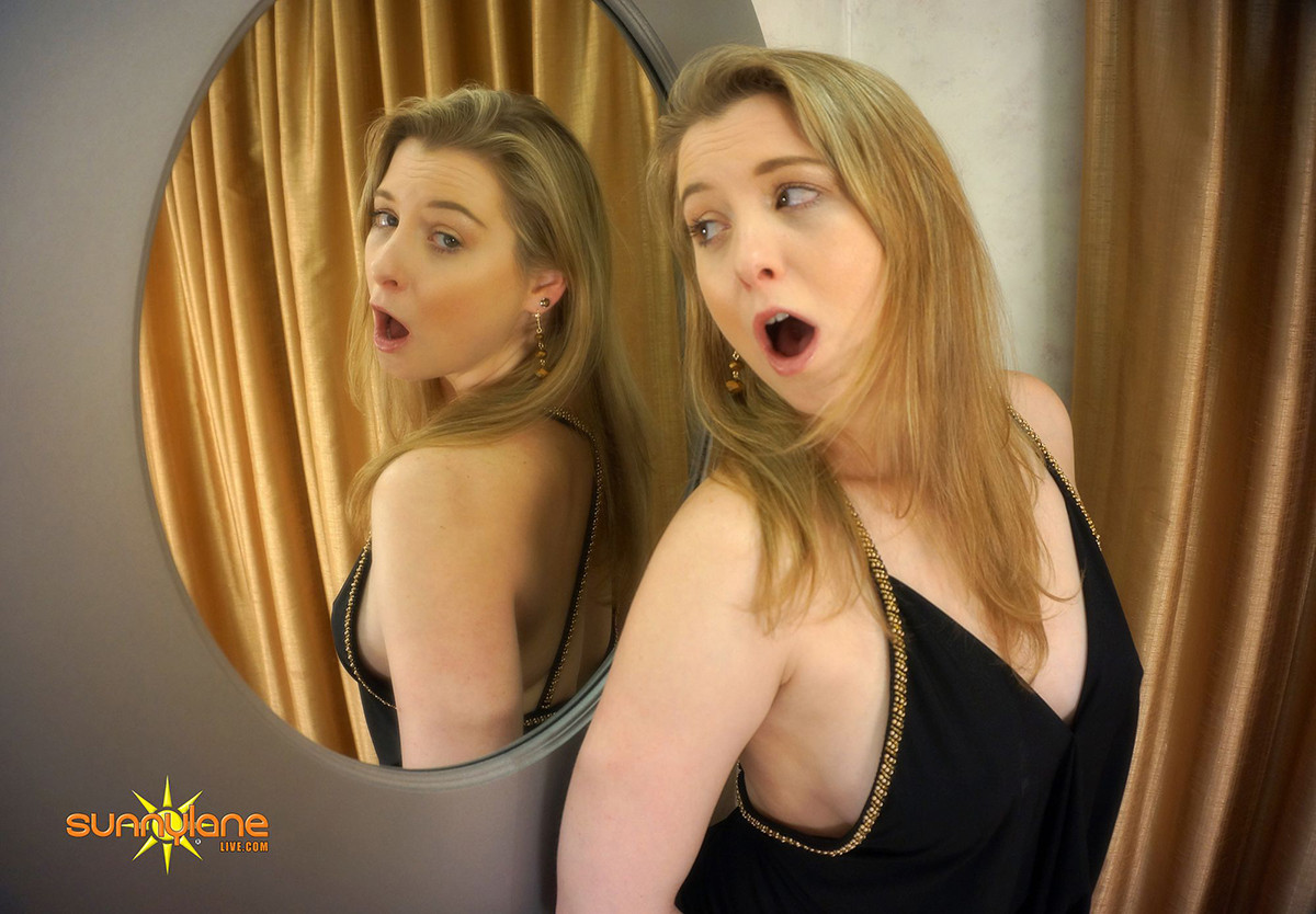 Sunny Lane Shows Off Her Booty in the Mirror #70843221