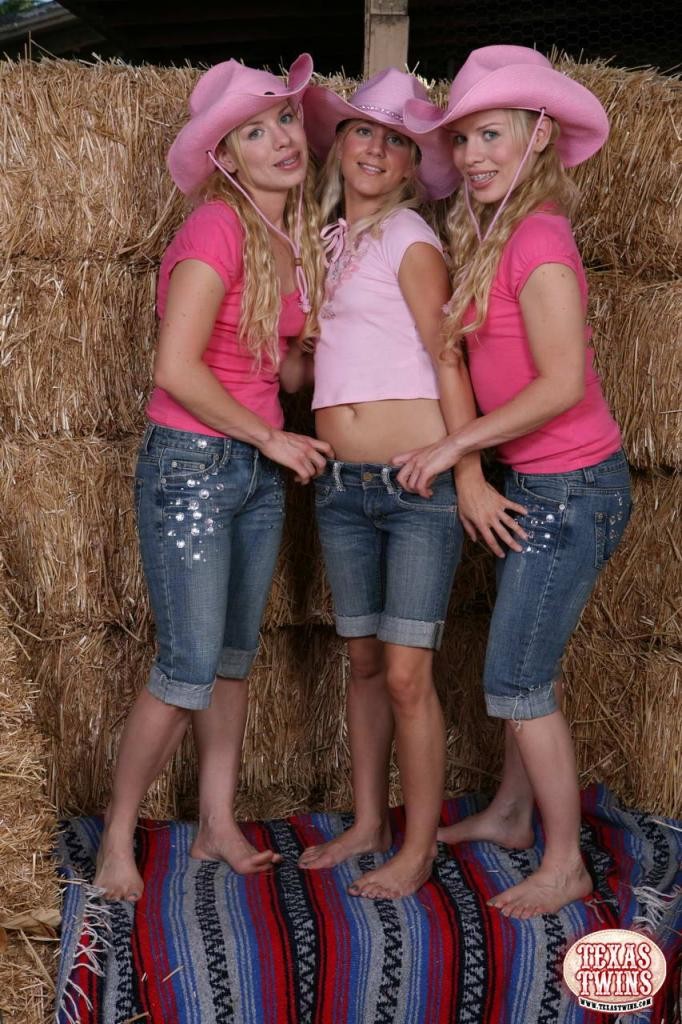 Three sweet teenage girls having fun together #79020101