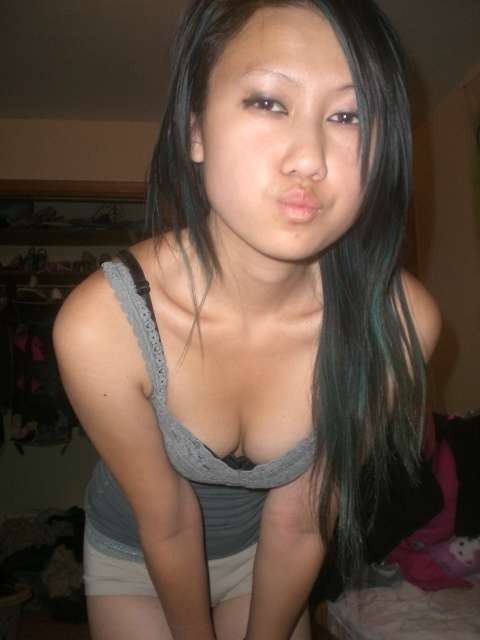 Asian girl with really hot body taking selfpics #68424155