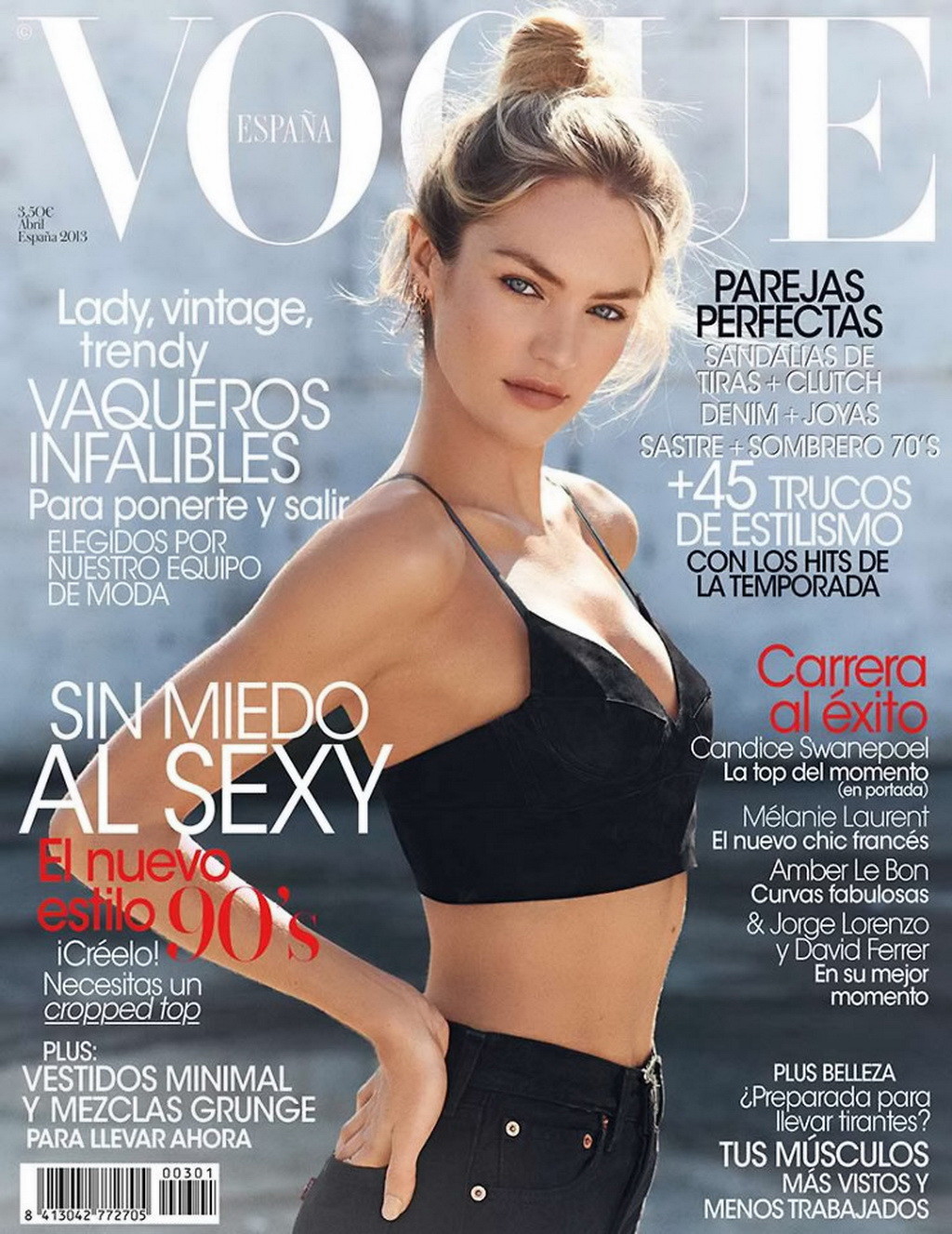 Candice Swanepoel topless but hiding her boobs in April 2013 issue of Spanish Vo #75237938