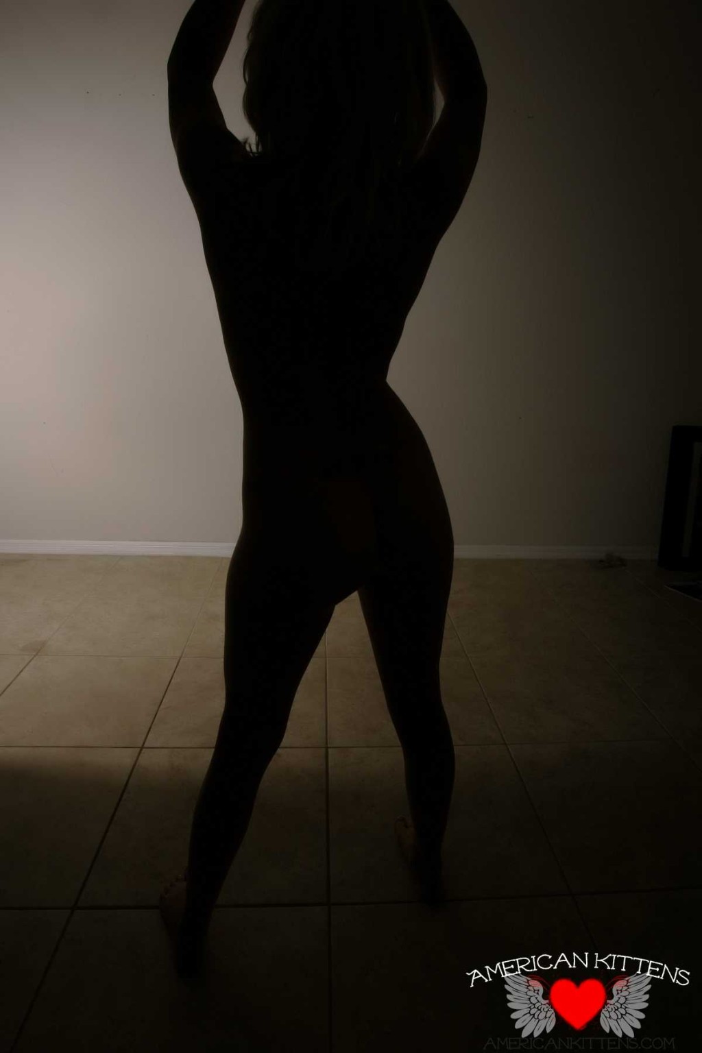 Watch and look as Ashlee plays with her shadow and toys #77156437
