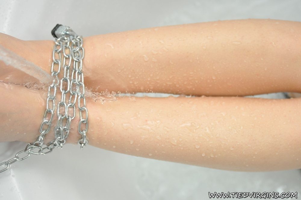 chained up in the bath and ready for punishment #71013385