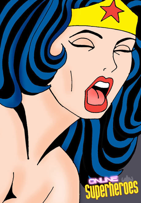 Wonder Woman was fucked with desire and eats jizz  #69568546