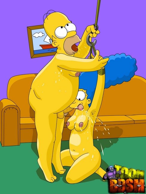 Simpsons enhance their sex life with BDSM #69363738