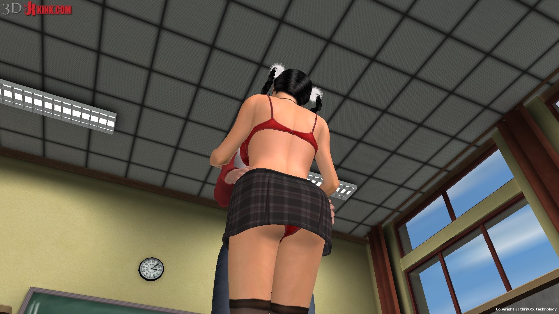 Action sexuelle bdsm chaude créée dans un jeu sexuel 3d fétichiste virtuel !
 #69623564
