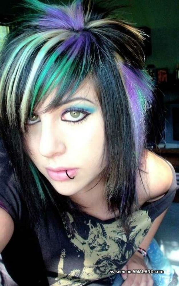 Emo and goth gfs posing and selfshot pics 18 #68267742