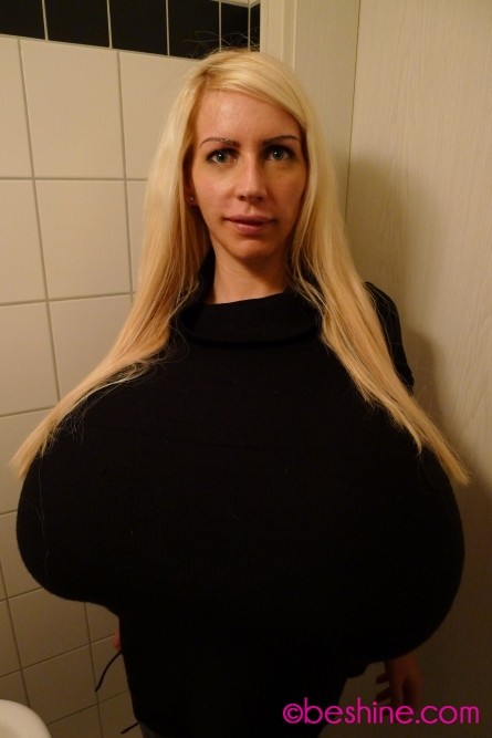 Huge fake tits #72905009