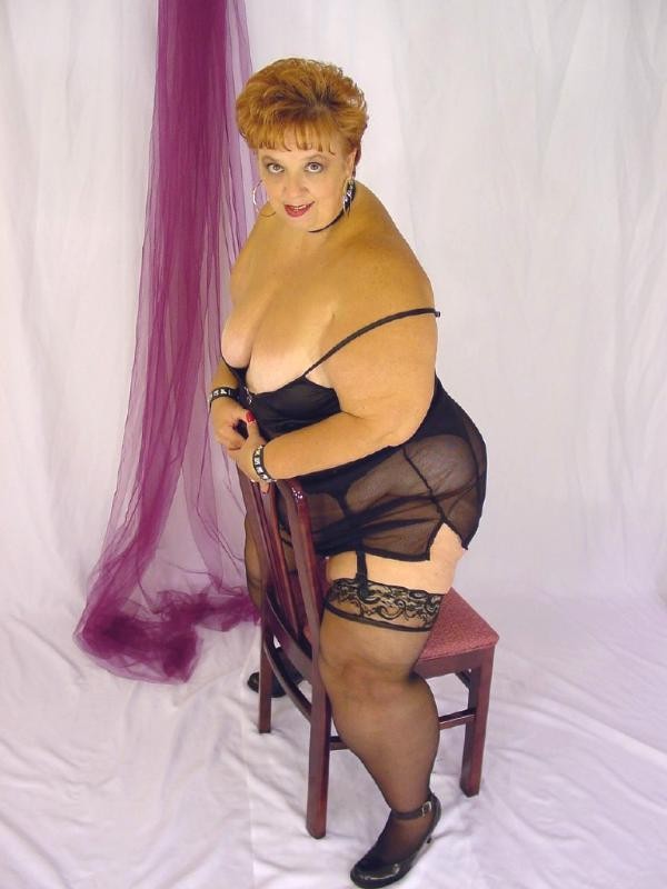 Mature plumper slut giant tits fat bbw posing on chair #75581285
