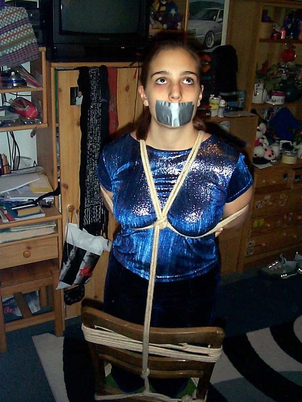 Sexy slut completely wrapped up by duct tape #72154792