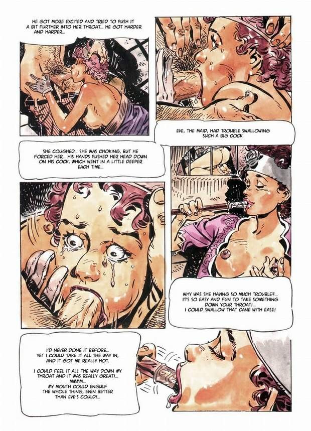 Seltsamer sexueller Bondage- und Fetisch-Comic
 #72226930