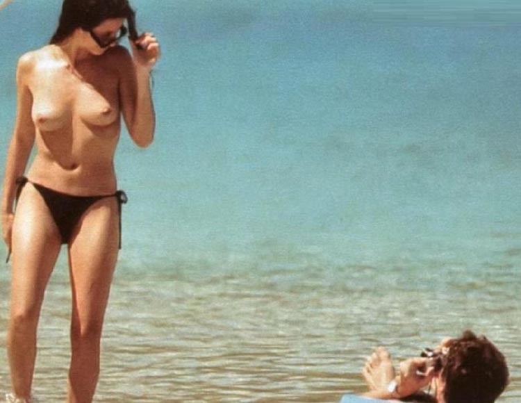 Penelope Cruz caught sunbathing her great topless #75371900