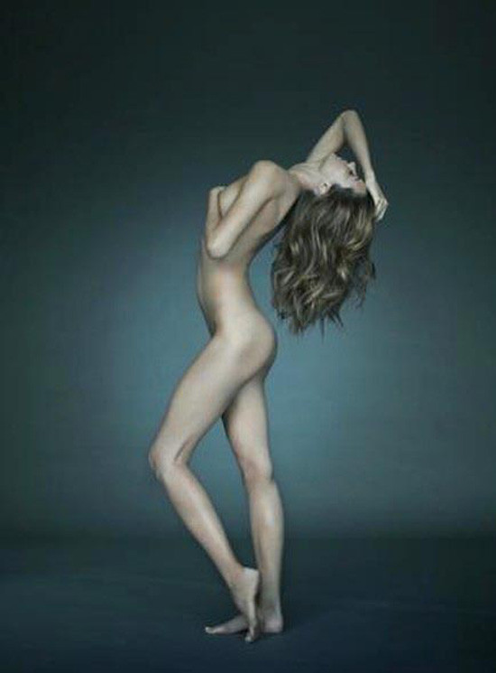 Miranda Kerr topless and pose in skimpy thongs #75387932