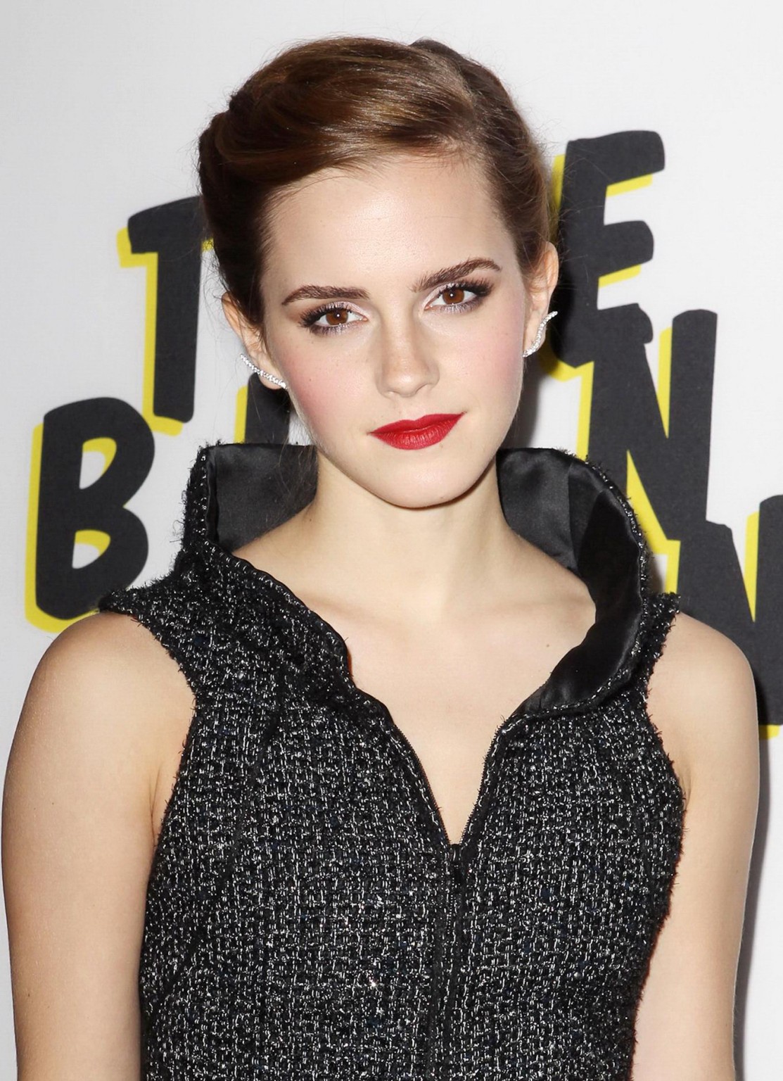 Emma Watson leggy wearing a mini dress at 'The Bling Ring' premiere in LA #75229890