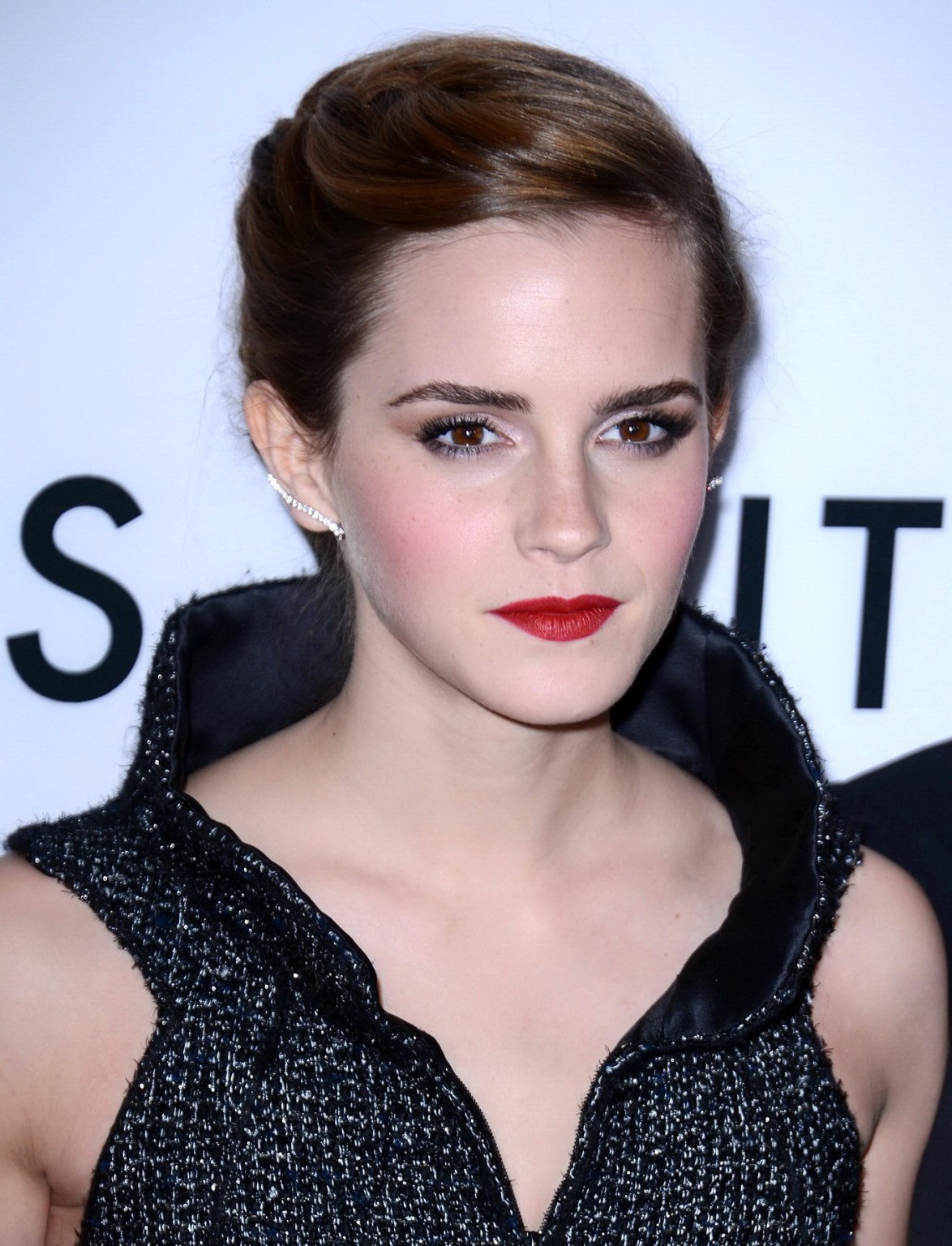Emma Watson leggy wearing a mini dress at 'The Bling Ring' premiere in LA #75229911
