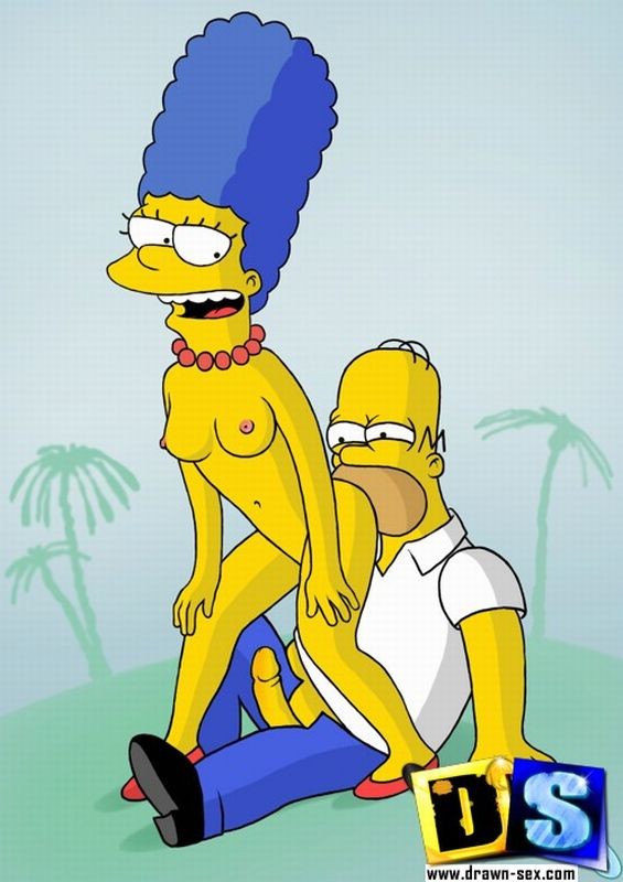 The Simpsons have a wild and raunchy group suck and fuck party #69360090