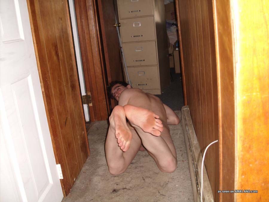 Photos of a naked geeky twink getting sleazy on cam  #76936297