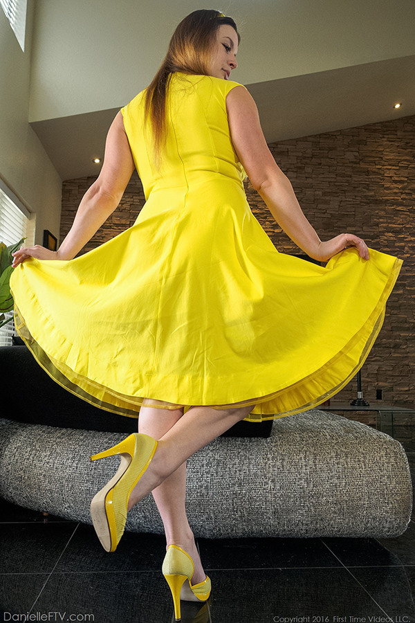 Danielle FTV Yellow Dress #72926388