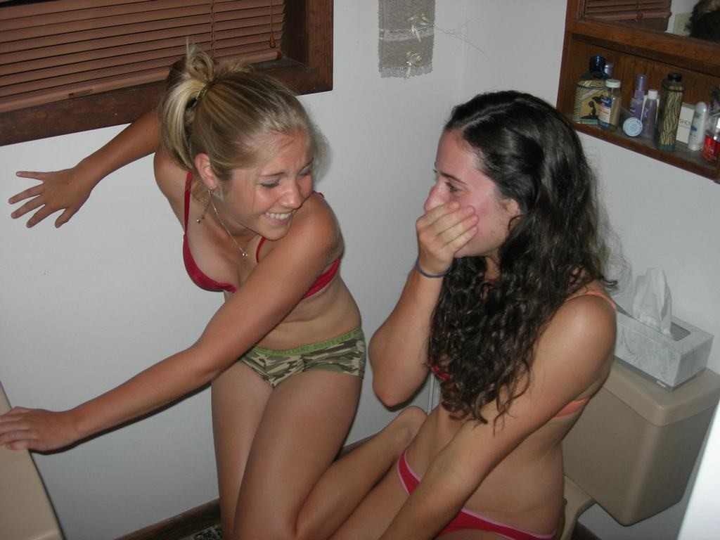 Real homemade snapshots of amateur teen GFs posing and spreading #79426291