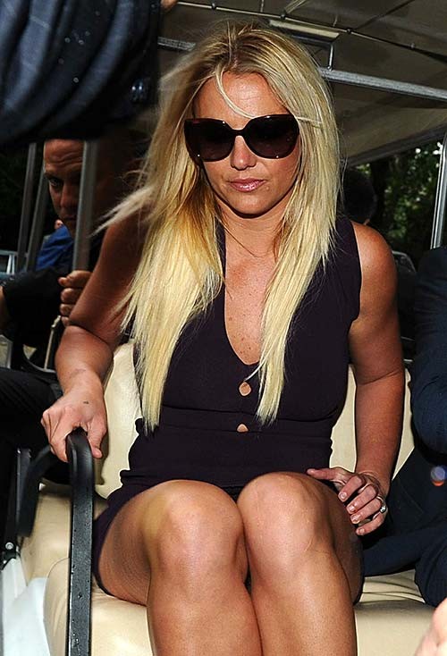 Britney Spears sexy legs and upskirt paparazzi photos #75263013