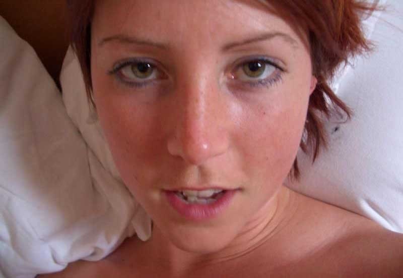 Amateur redhead teen girlfriend sucks for facial #75937936