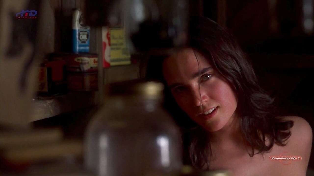 Jennifer Connelly showing her nice big boobs and flash white panties #75281034
