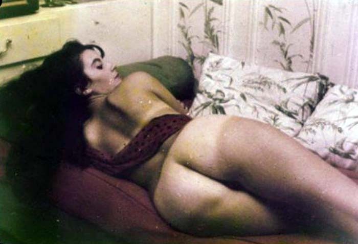 Vintage erotische Damen zeigen ihre hübschen Körper
 #77294136