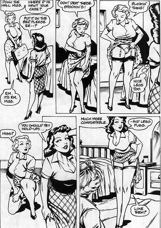 giant breasted lesbian sex comic #69722348