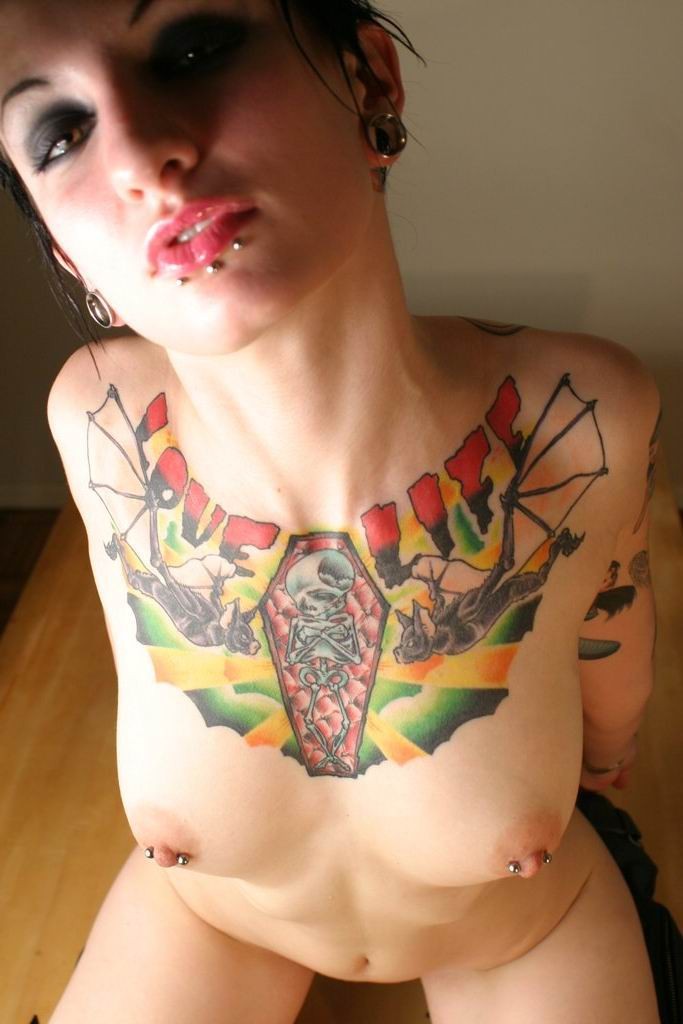 Extreme tattoo and piercing #73229170