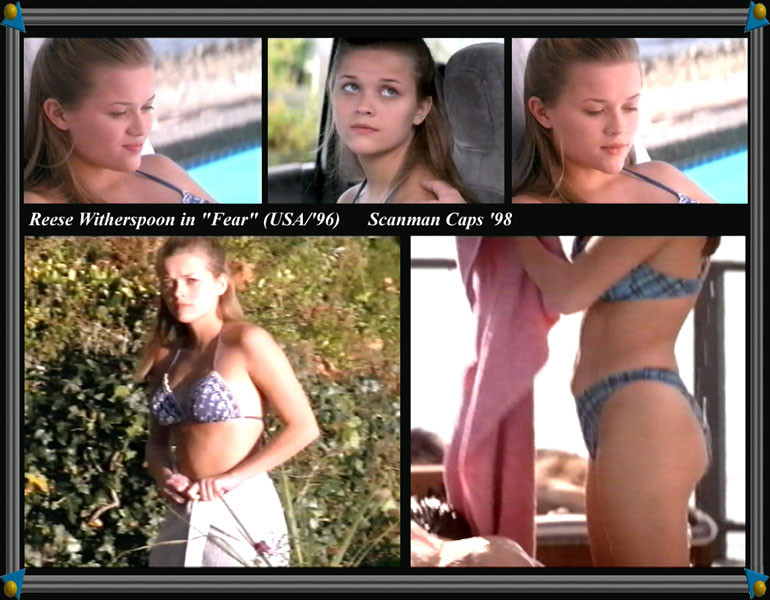 cute actress Reese Witherspoon early topless shots #72740407