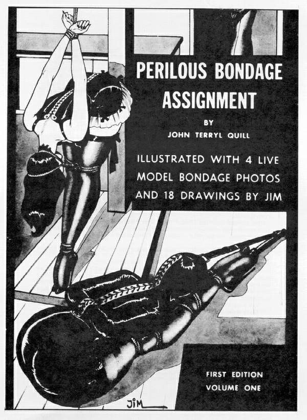 Vintage weibliche Dungeon Bondage Zeichnungen
 #72220163
