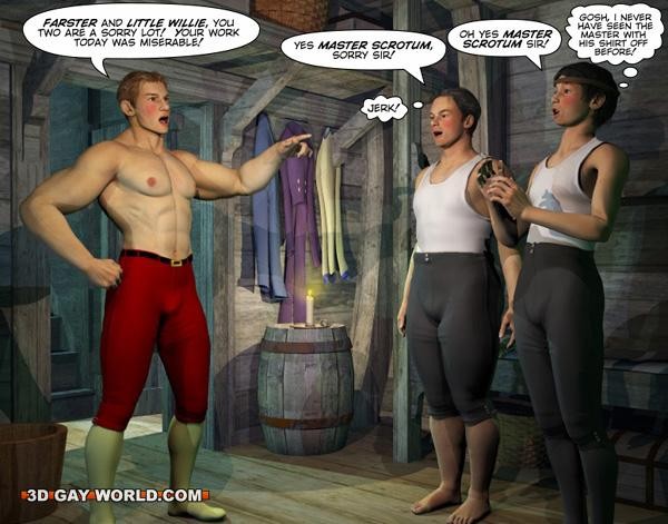 Seaside sex adventures of cabin boy 3D gay comics and male anime #69430121