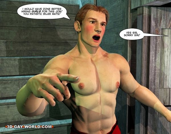 Seaside sex adventures of cabin boy 3D gay comics and male anime #69430127