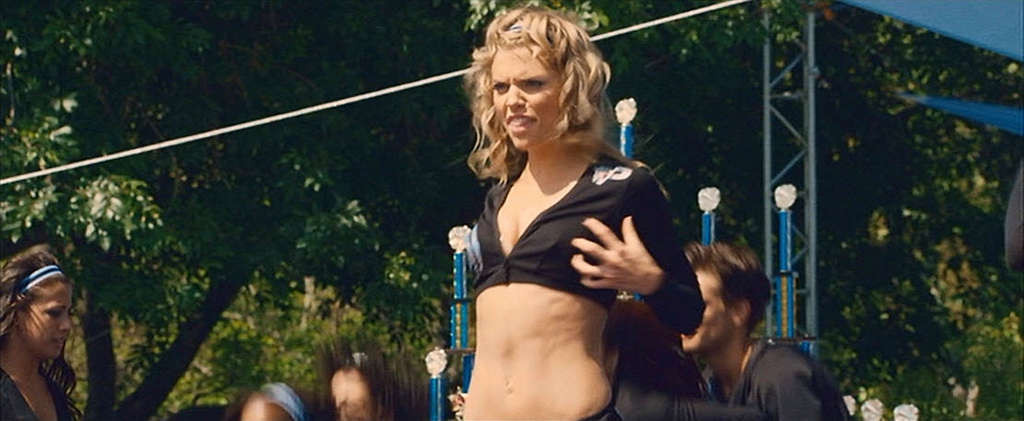 Annalynne mccord como animadora en una película y mostrando sus bonitas tetas #75358728