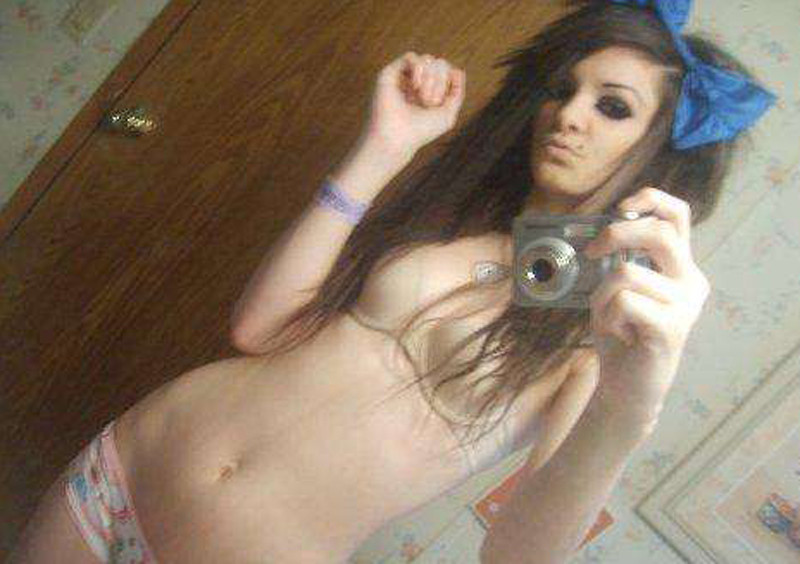 Amateur self-shooting teens showing their bodies #77062396