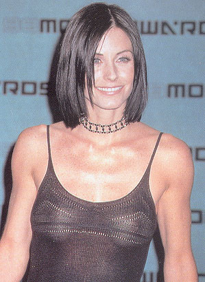 sassy cougartown actress Courtney Cox nudes and see thru #75368761