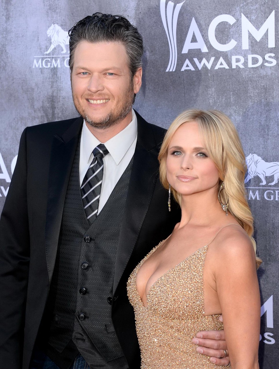 Miranda Lambert showing huge cleavage at the 49th Annual Academy Of Country Musi #75199726