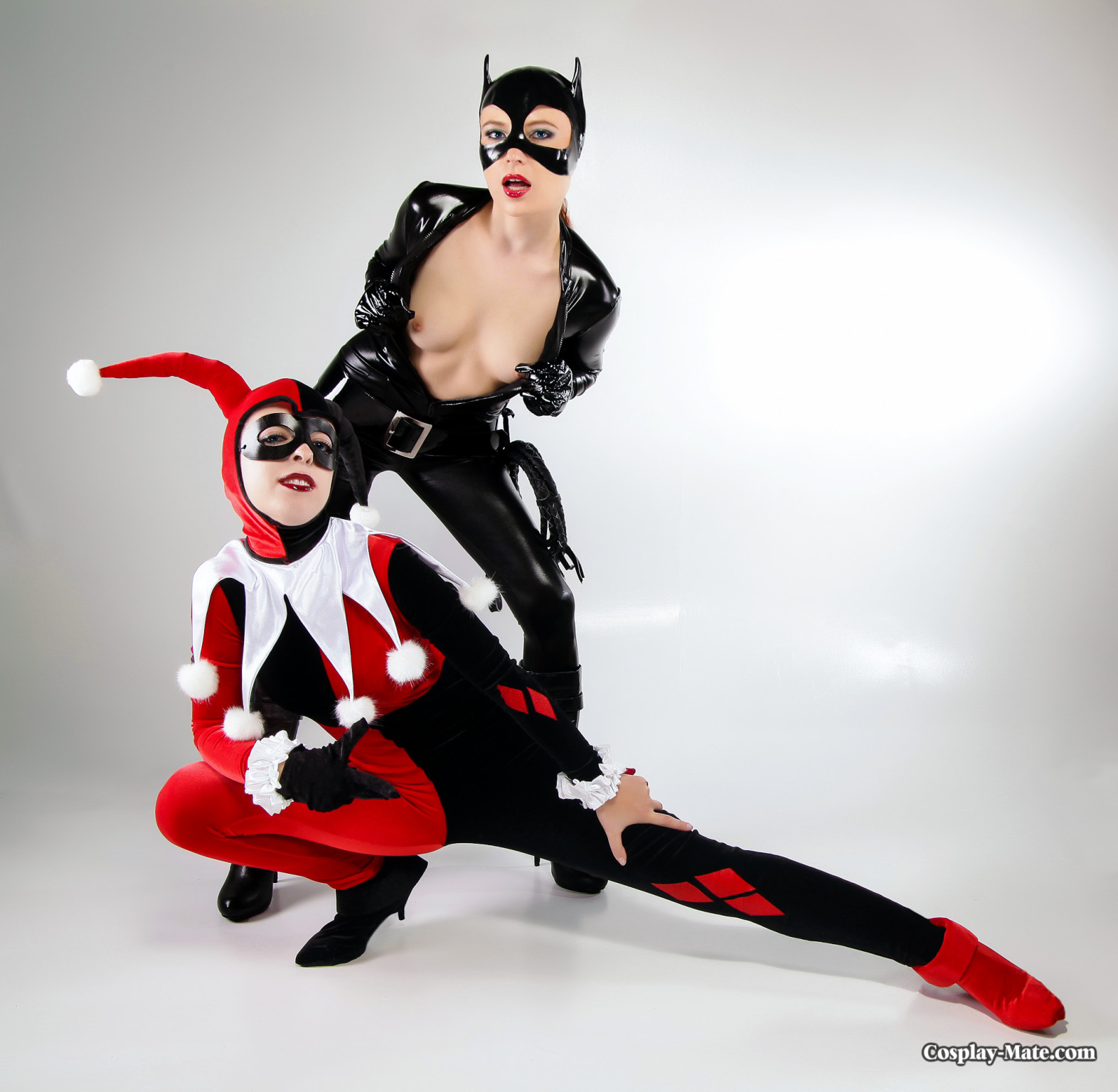 Harley Quinn and Catwoman Cosplay #75734319