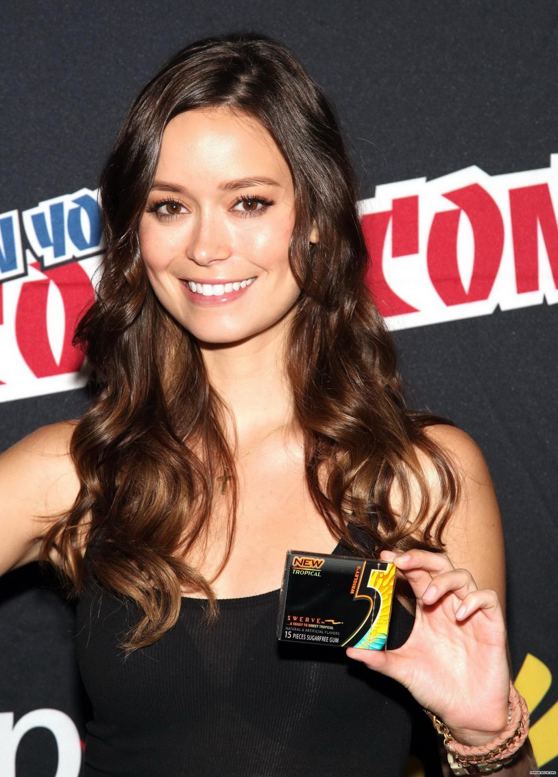 Summer Glau see-through to bra at the Comic Con event in NYC #75285564