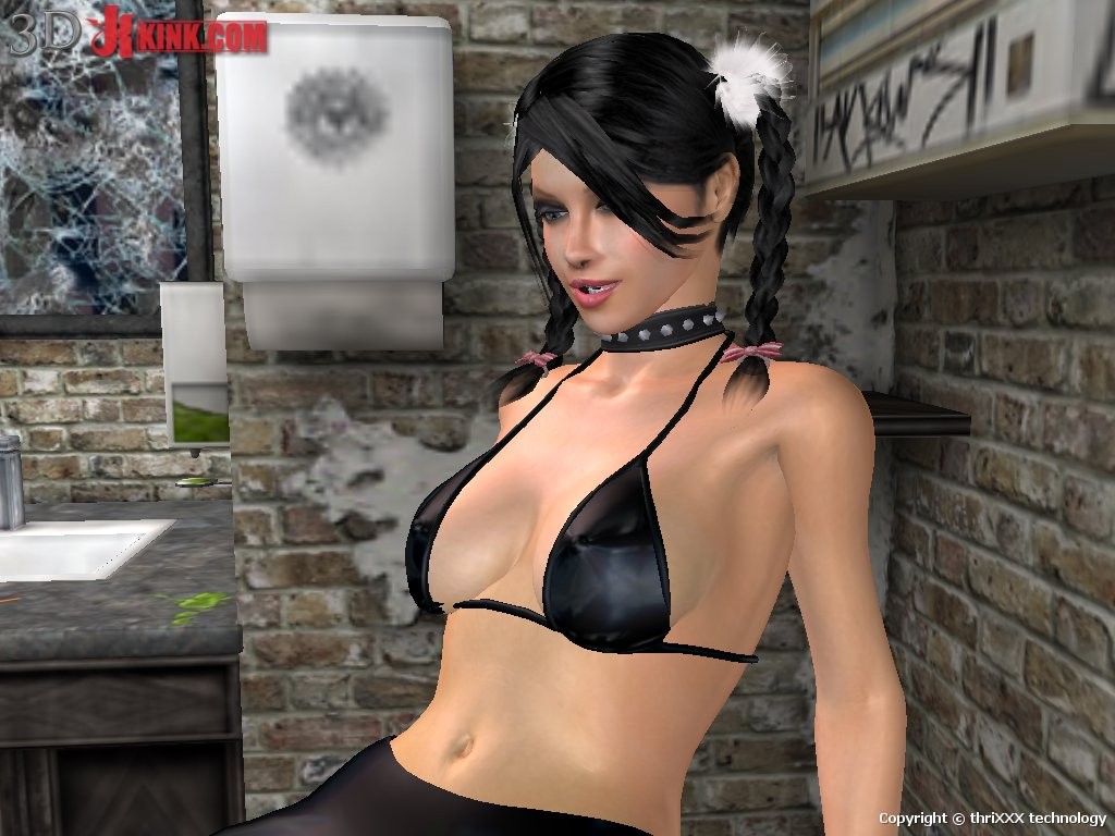 Hot BDSM sex action created in virtual fetish 3d sex game! #69632122