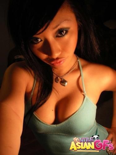 Horny asian amateur teens get naked #69863869