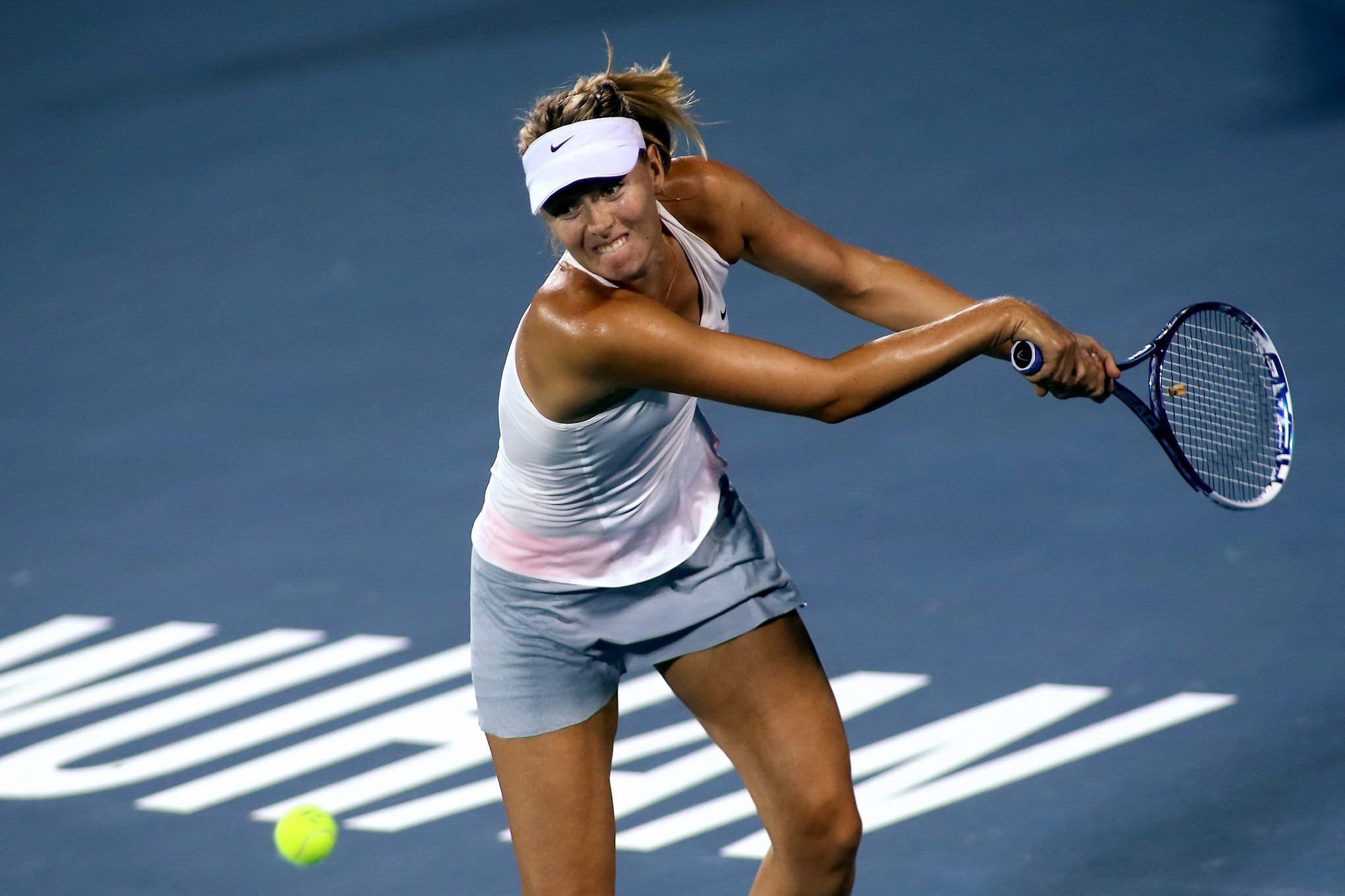 Maria Sharapova upskirt at the 2014 Dongfeng Motor Wuhan Open in China #75184941