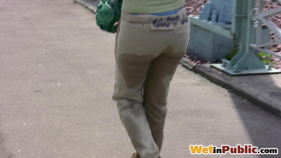 Passersby are shocked to see this redhead change after public wetting #73240168