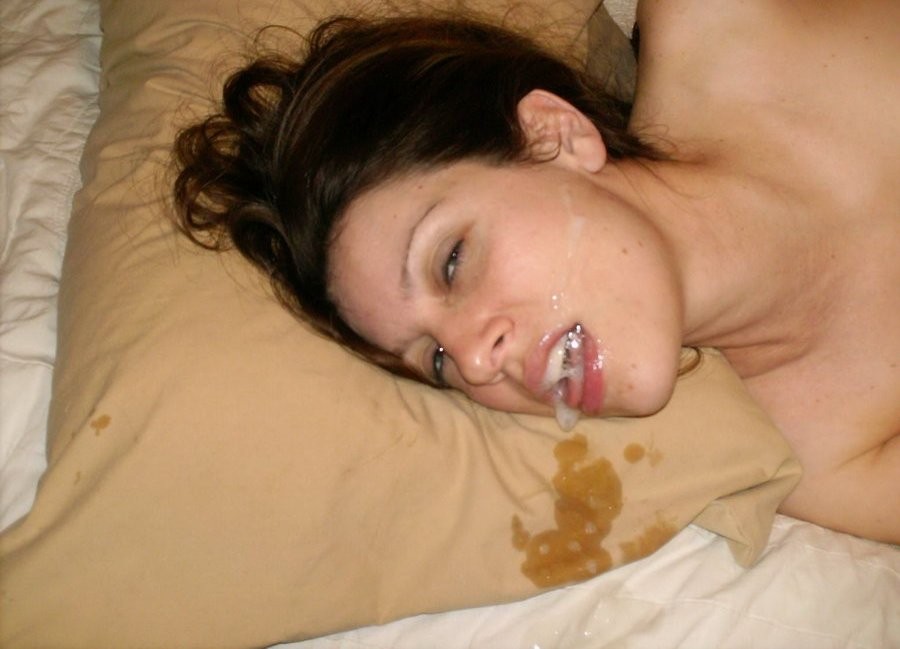 Hot and wild picture set of messy cum facials #75708183