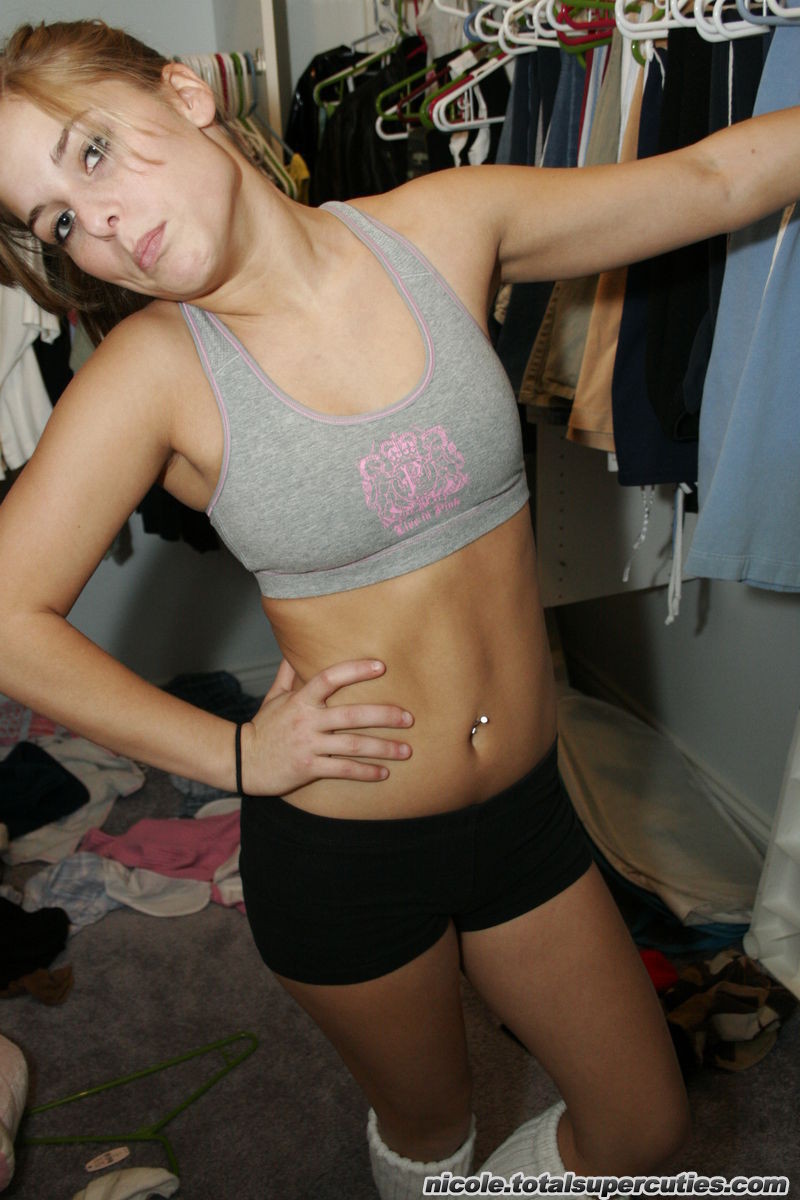 teen in sports bra #74936555